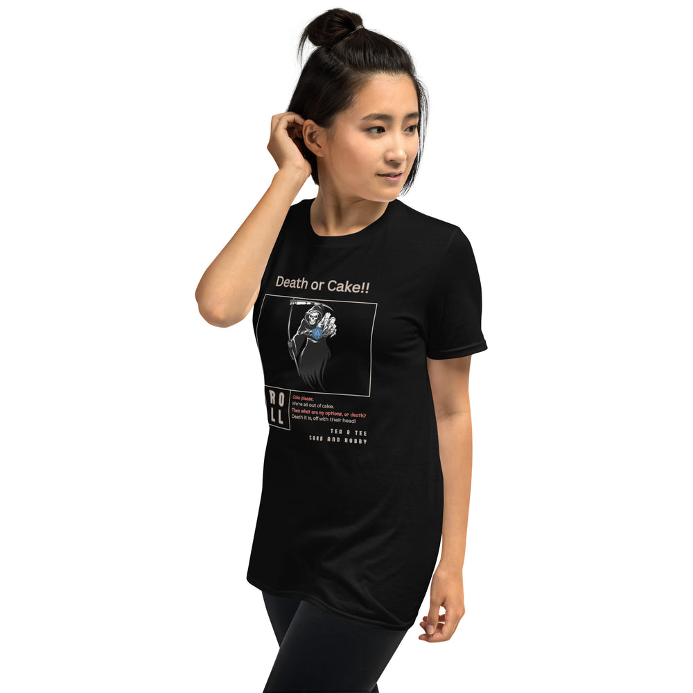 Death or Cake Short-Sleeve Unisex T-Shirt