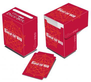 Ultra Pro Force of Will - Red Card Back Deck Box