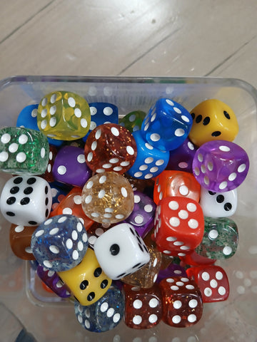 Asst. Individual 12mm Dice