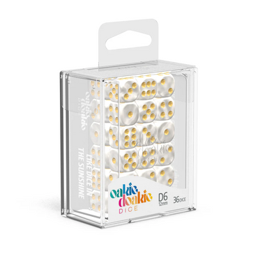 OD 12mm Marble White dice