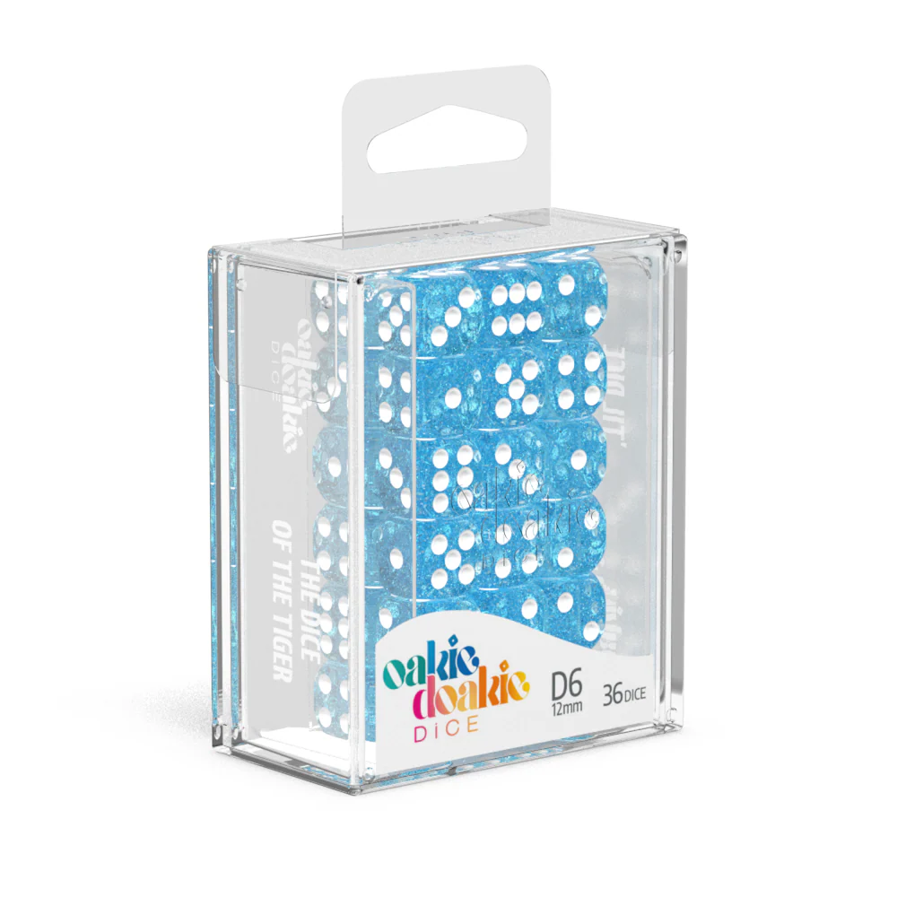 OD 12mm Speckled Blue dice