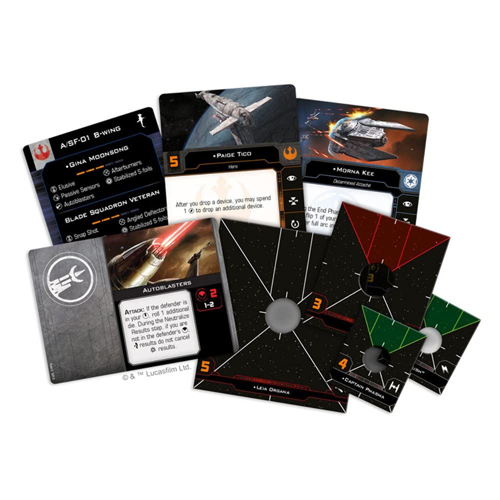 Star Wars X-Wing 2nd Edition Hotshots And Aces Reinforcements Pack