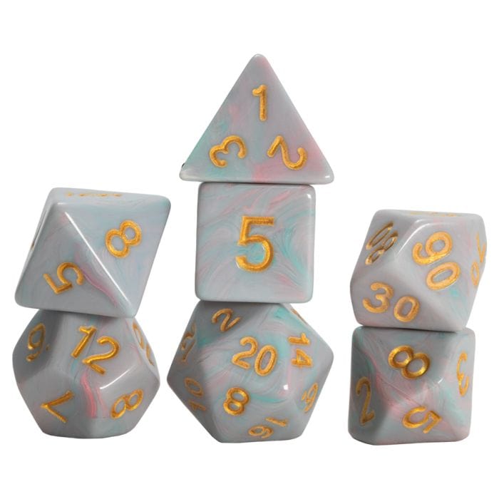 Sirius Dice Unicorn Set Teal