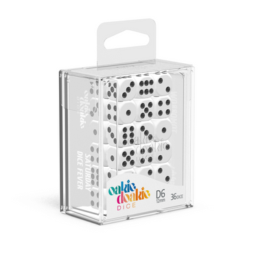 OD 12mm white dice