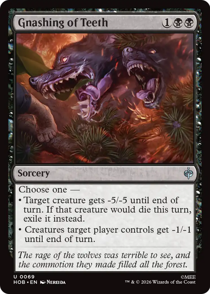 Gnashing of Teeth [The Hobbit]