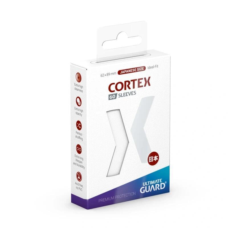 Ultimate Guard Cortex Sleeves Japanese Size Glossy - White (60-pk)