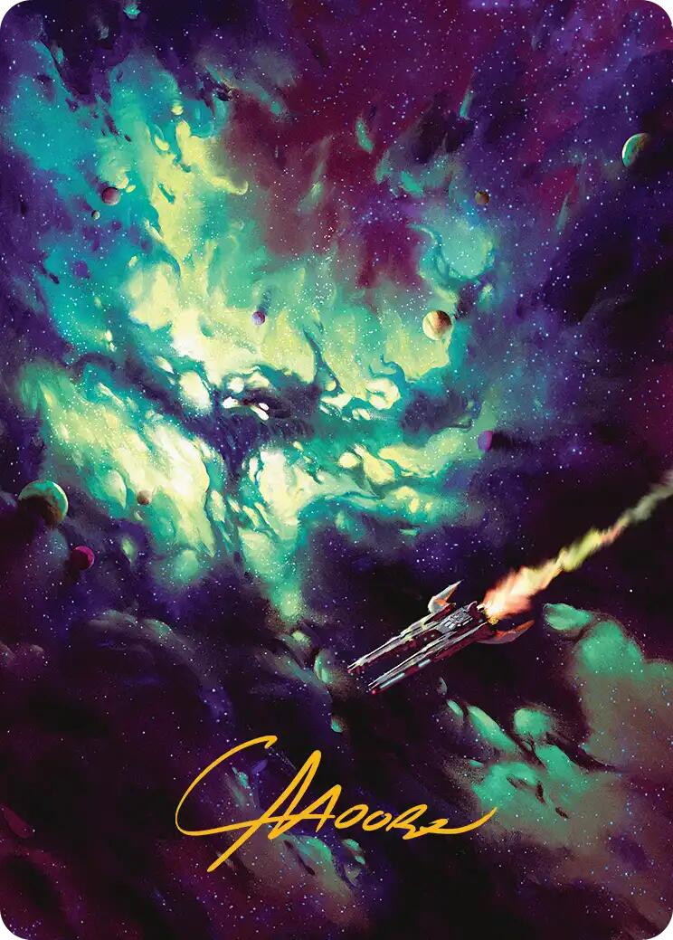 Blinkmoth Nexus Art Card (Gold-Stamped Signature) [Edge of Eternities Art Series]