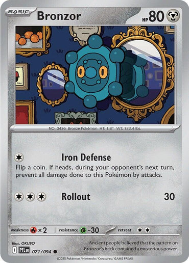 Bronzor (071/094) [Mega Evolution: Phantasmal Flames]