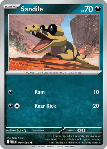 Sandile (064/094) [Mega Evolution: Phantasmal Flames]