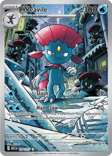 Weavile (228/217) [Mega Evolution: Ascended Heroes]