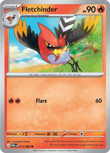 Fletchinder (013/088) [Mega Evolution: Perfect Order]
