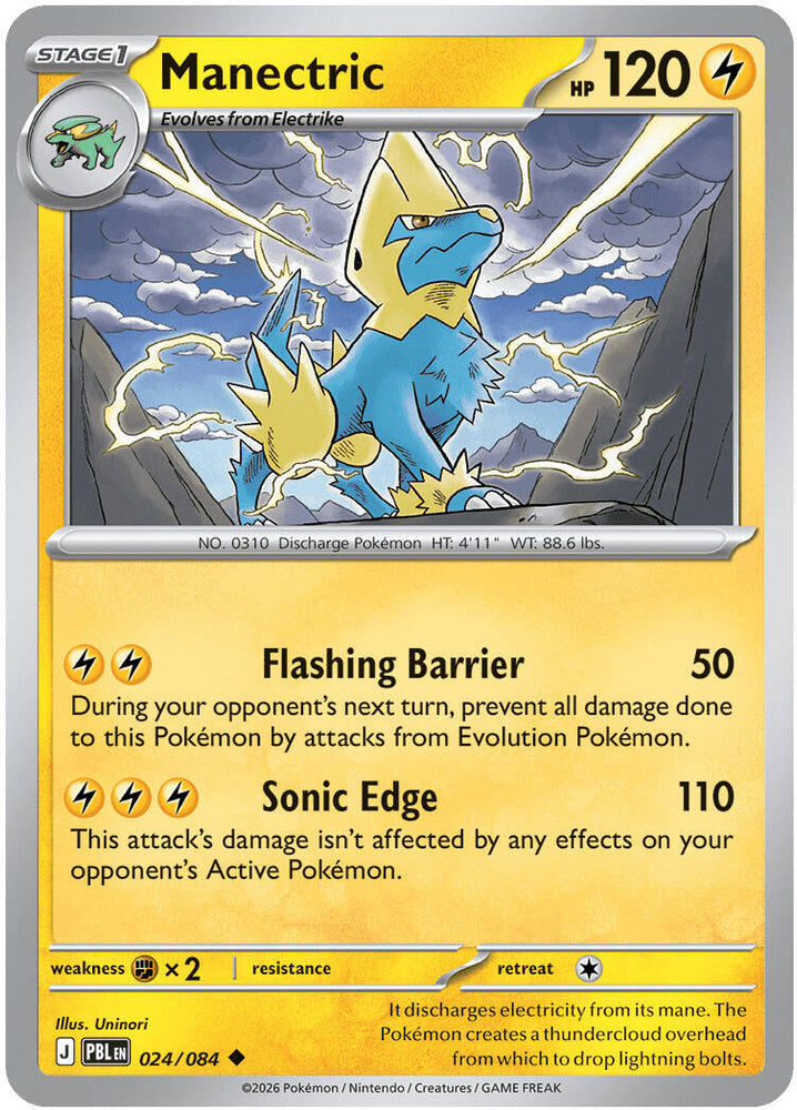 Manectric (024/084) [Mega Evolution: Pitch Black]