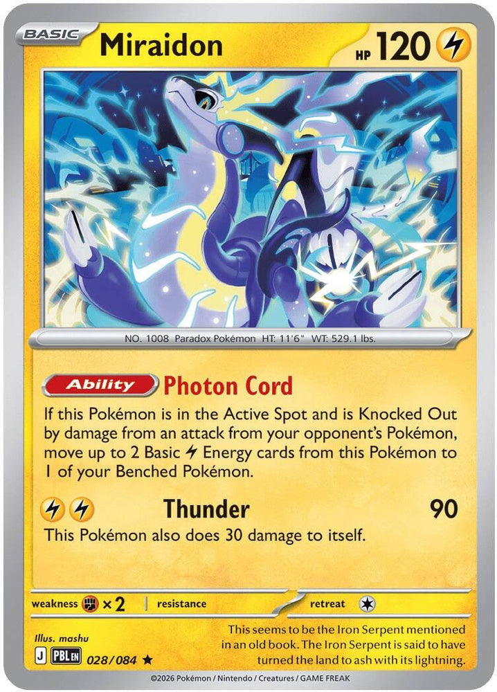 Miraidon (028/084) [Mega Evolution: Pitch Black]