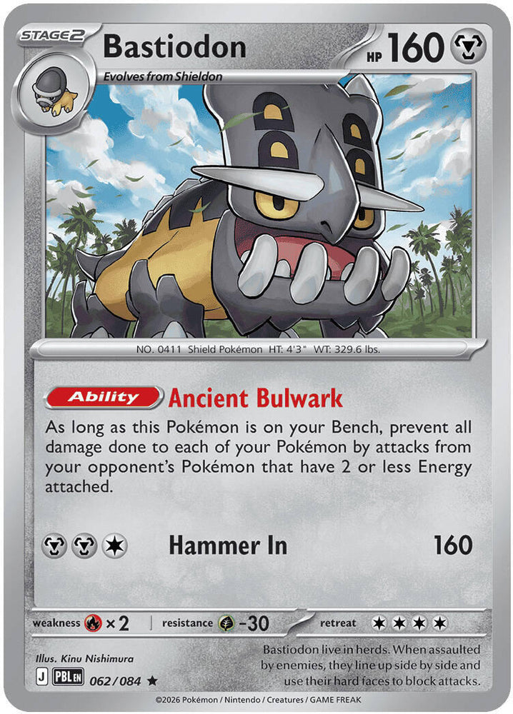 Bastiodon (062/084) [Mega Evolution: Pitch Black]