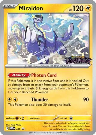 Miraidon (082) (Pitch Black Stamped) [Mega Evolution Promo]