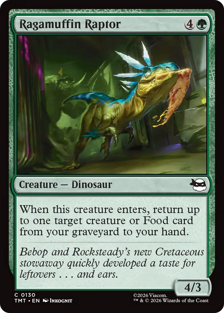Ragamuffin Raptor [Teenage Mutant Ninja Turtles]