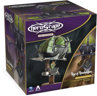Heroscape Boiling Tensions: Air Marshal Zed Nesbitt Army Expansion (Premium Painted Edition)