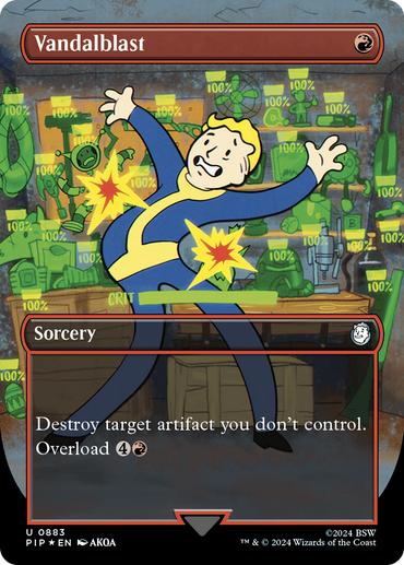 Vandalblast (Borderless) (Surge Foil) [Fallout]