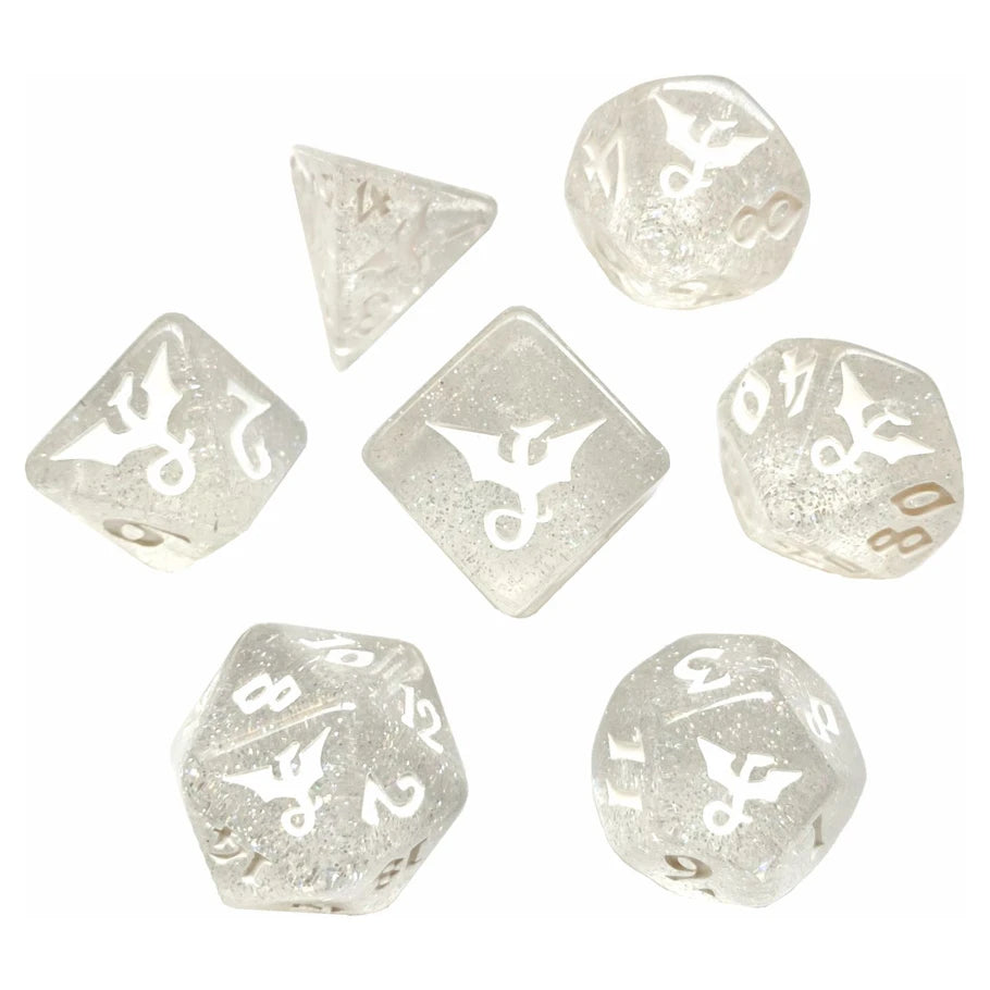 7-Set Glitter: Dragon: Silverclaw