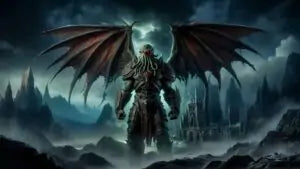 Path of the Necromancer Playmat - Cthulhu