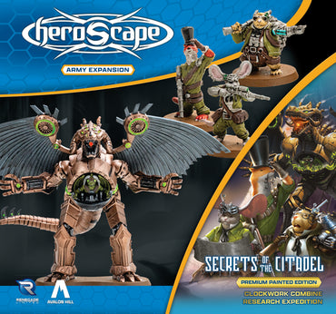 Heroscape: Clockwork Combine Research Expedition Army Expansion Painted