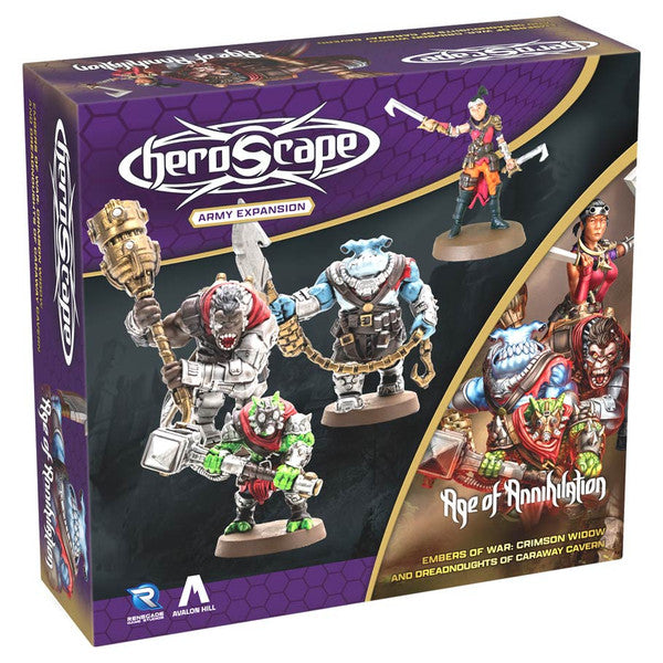 Heroscape Crimson Widow and Dreadnoughts