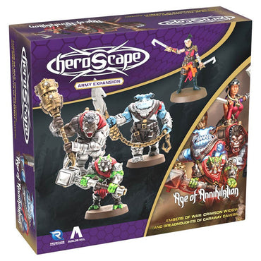 Heroscape Crimson Widow and Dreadnoughts