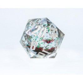54mm Snow Globe D20 RdGrSv