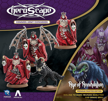 Heroscape Premium Painted Revnan Acolytes and Grave Grim