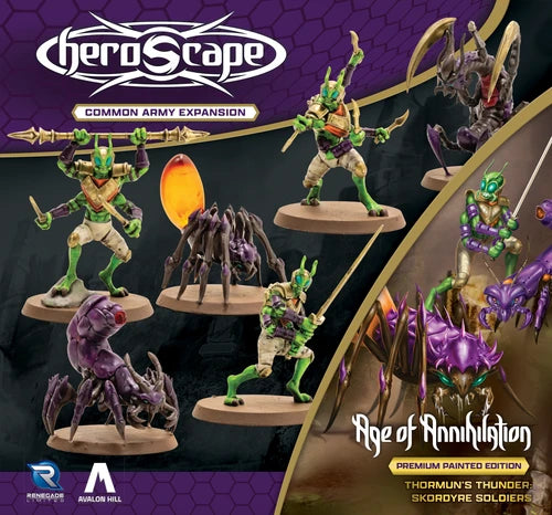 Heroscape: Skordyre Soldiers Common Army Expansion Painted