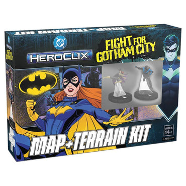 HeroClix: DC: Fight for Gotham City: Map and Terrain Kit