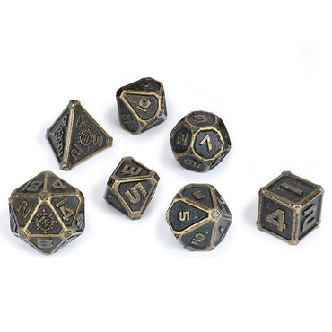 Enhance 7 Metal DiceSet w/Case