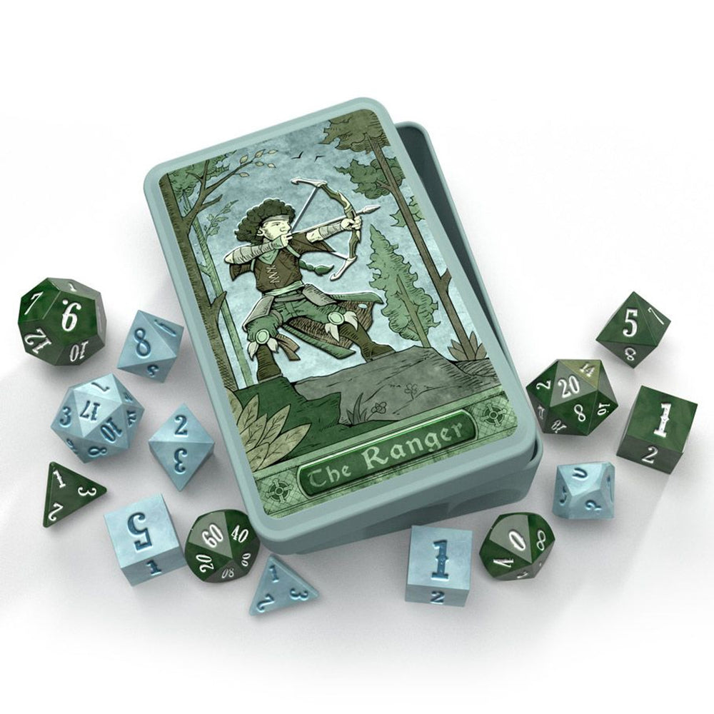 Ranger 14 RPG Dice w/Tin