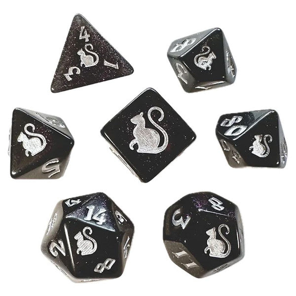 Black Oak Workshop 7-set Sirius Kitty Clacks Dice