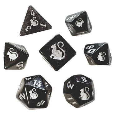 Black Oak Workshop 7-set Sirius Kitty Clacks Dice