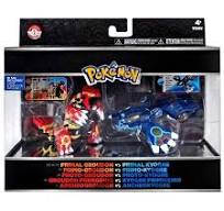 Pokemon Primal Groudon vs Primal Kyogre Figures