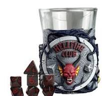 7-Set Stranger Things Mini Dice Cup - Hellfire Club
