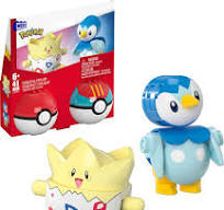 Mattel Pokémon - MEGA Poké Ball Collection: Piplup & Togepi Building Set