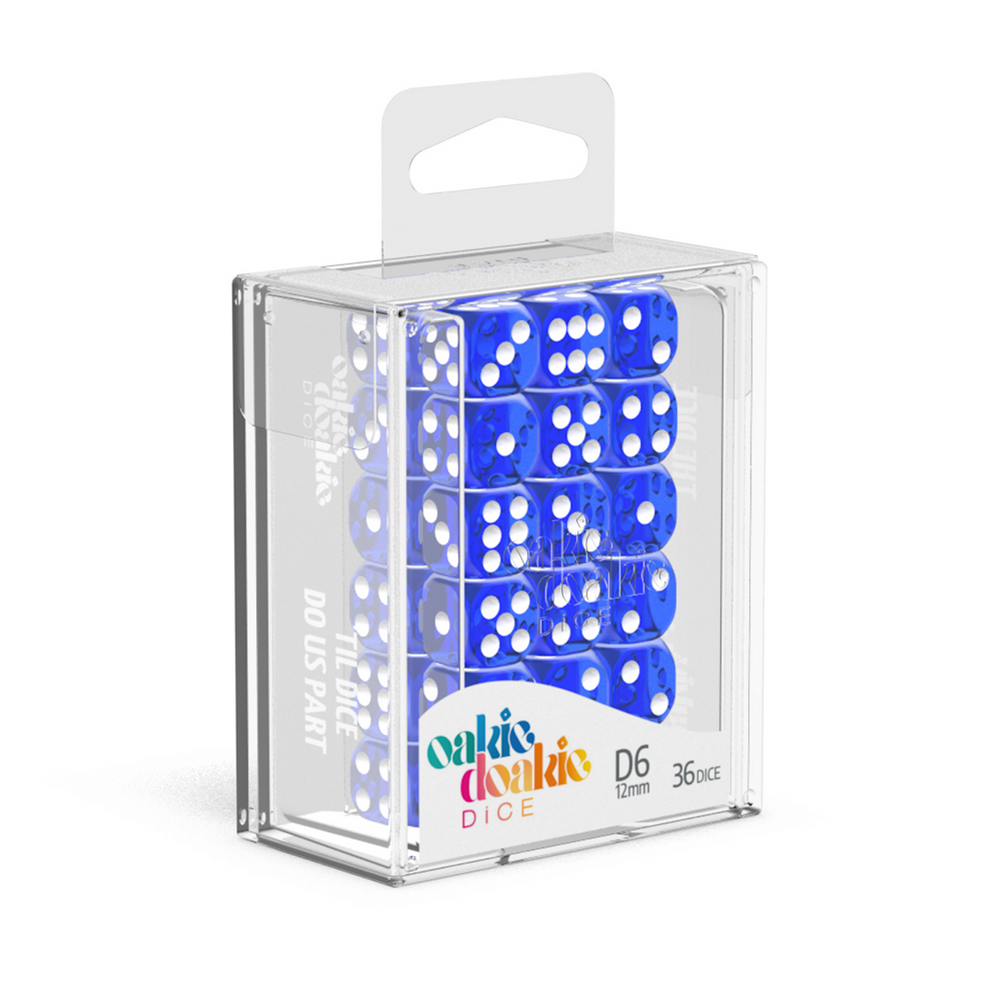 OD 12mm Translucent Blue dice