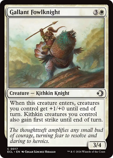 Gallant Fowlknight [Lorwyn Eclipsed]
