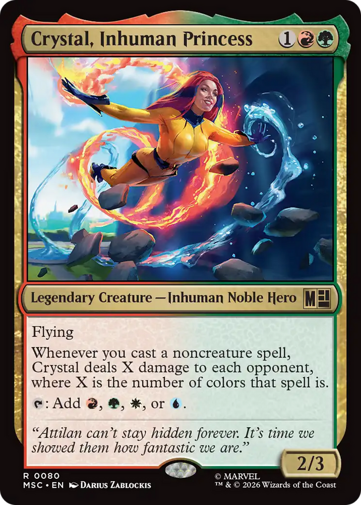 Crystal, Inhuman Princess [Marvel Super Heroes Commander]