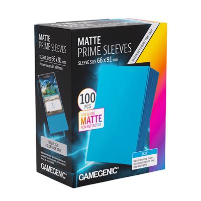 Matte Prime Sleeves Blue 66x91