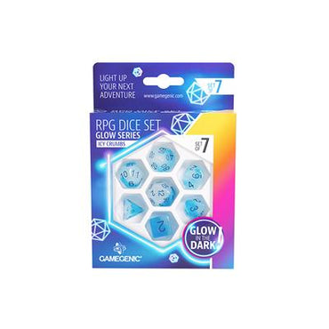 Gamegenic Glow In Dark Icy Crumbs Dice