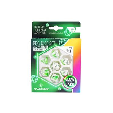 Gamegenic Glow In Dark Toxic Stones Dice
