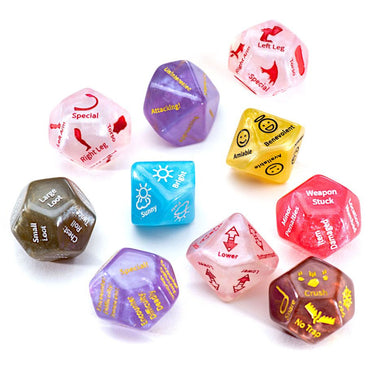 10-Set Cube Game Master Assist Dice