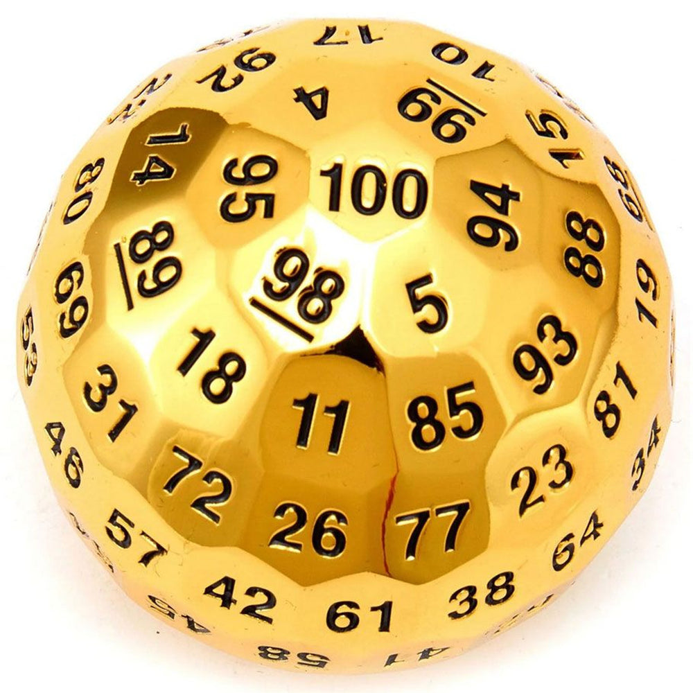 d100 Metal Titan's Fist Gold