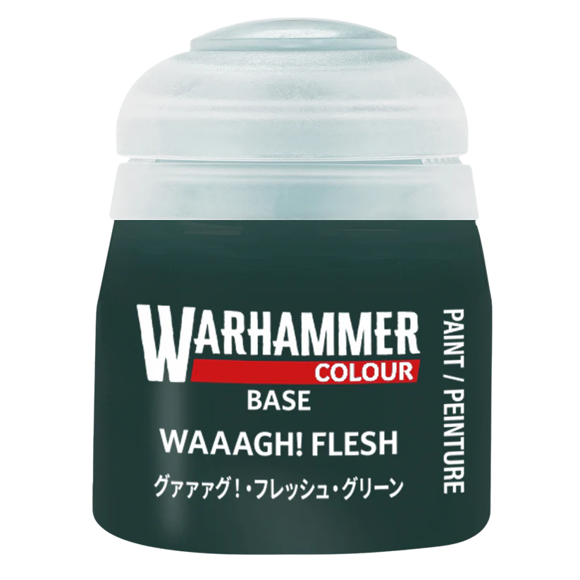 Warhammer Paints: BASE: WAAAGH! FLESH 12ML