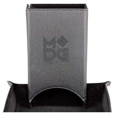 Fold up Dice Tower Leather Black
