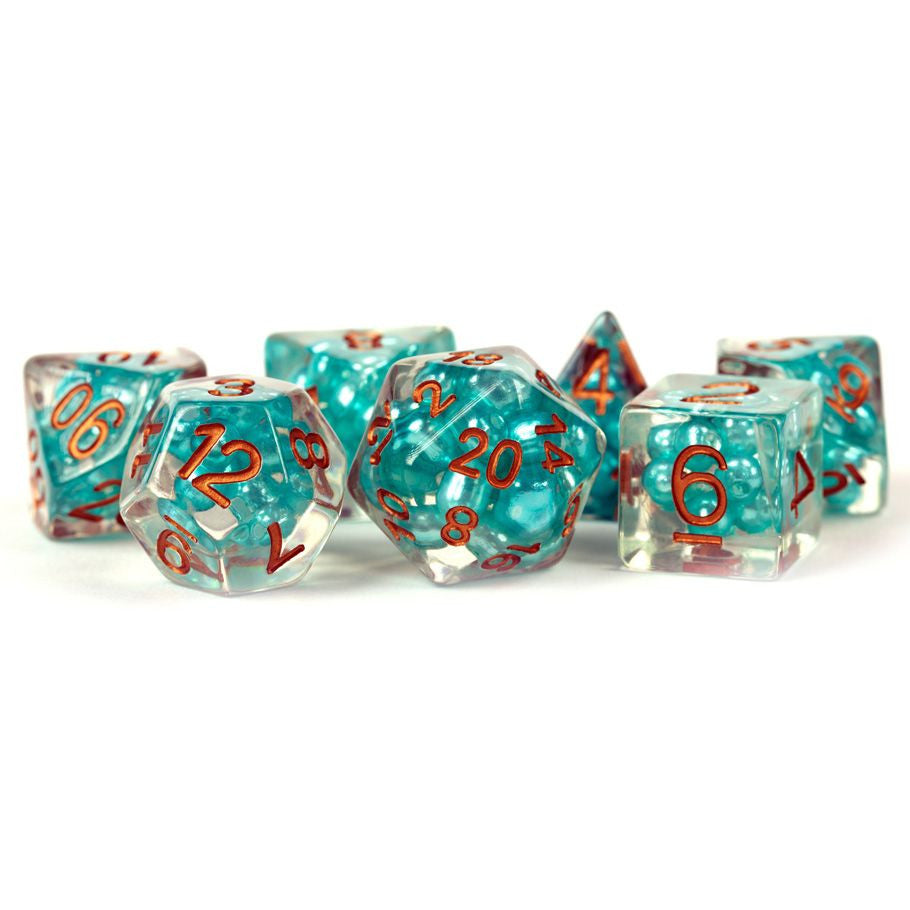 7-Set Pearl Teal with Copper