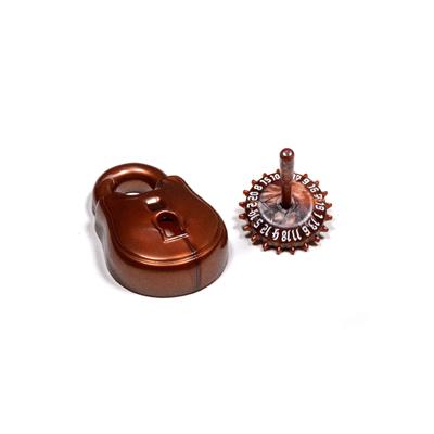 Polyhero Rogue d20 Lock & Pick Stout Bronze